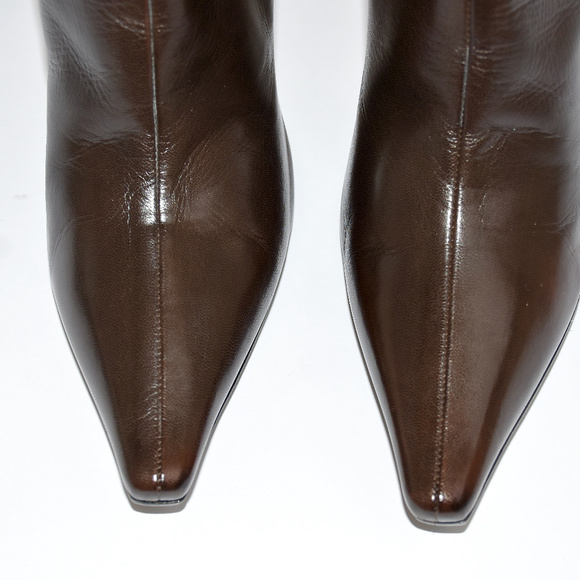Jimmy Choo London Brown Knee High Zip Boots - Picture 7 of 8